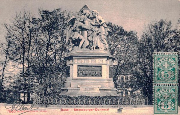 Basel - Strassburger-Denkmal Vorderseite