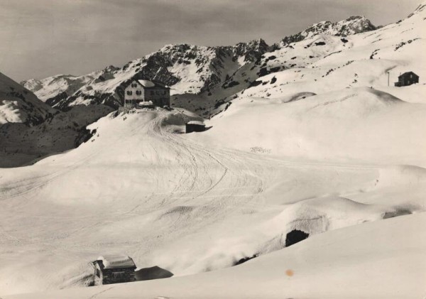 Klosters, Berghaus Vereina Vorderseite