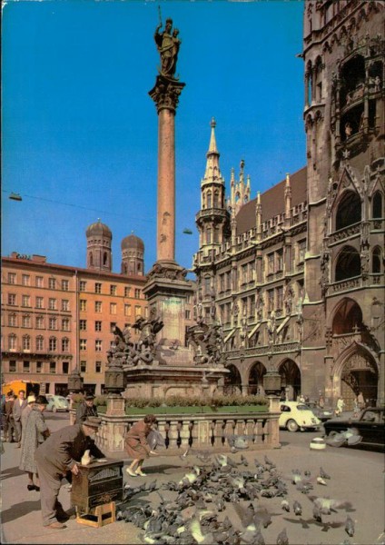 München - Marienplatz Vorderseite