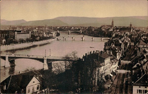 Basel/Drei Rheinbrücken Vorderseite