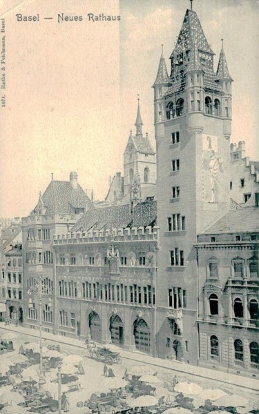 Basel, Neues Rathaus Vorderseite