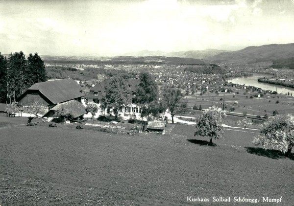 Mumpf, Kurhaus Solbad Schönegg Vorderseite