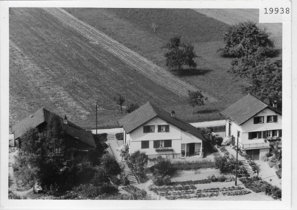 Flugaufnahme Zell ZH Breitistrasse - Foto: 90x125mm