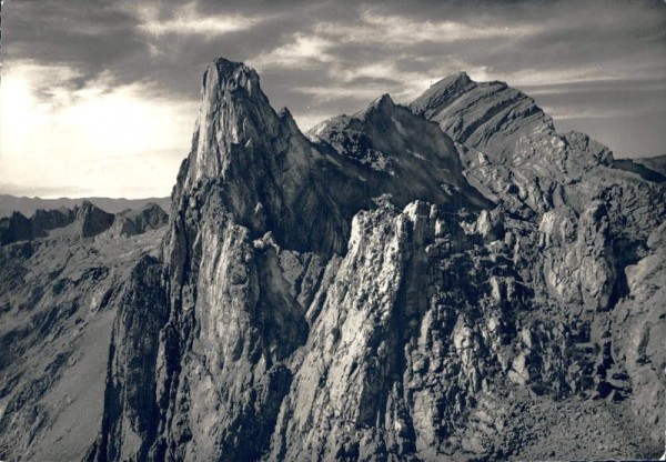 Im Alpstein, Lisengrat mit Säntis Vorderseite