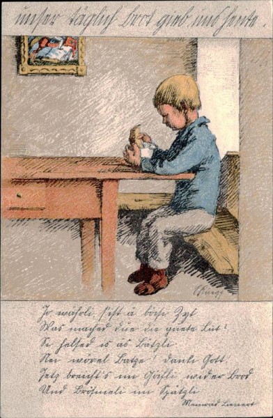 Unser täglich Brot... Kriegsnotunterstützung der Stadt Zürich Vorderseite