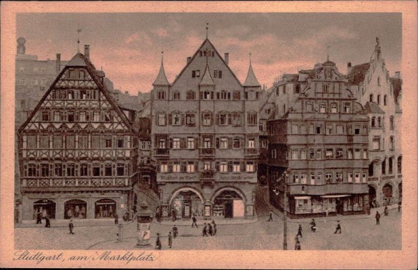 Stuttgart - Am Marktplatz Vorderseite