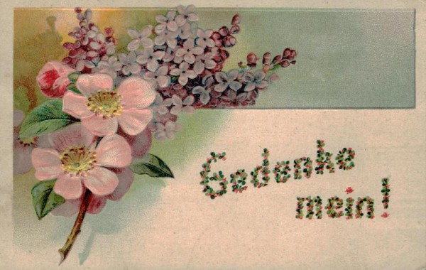 Gedenke mein! Vorderseite