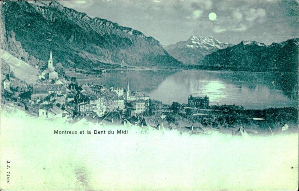 Montreux et la Dent du Midi Vorderseite