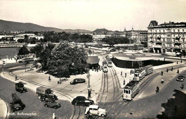 Zürich, Bellevueplatz Vorderseite