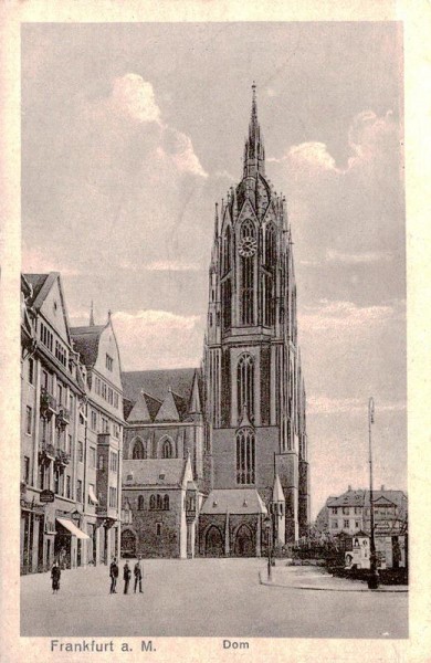 Frankfurt, Dom Vorderseite