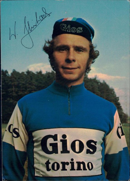 Willi Lienhard, Autogrammkarte Vorderseite