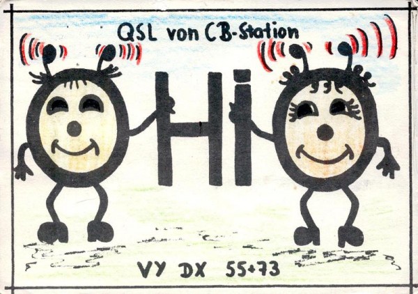 QSL- Karte, Ohio, Schwäbisch- Hall Vorderseite