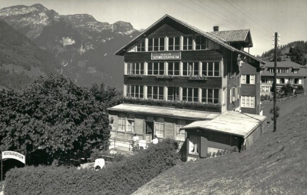 Wengen, Hotel Schweizerheim Vorderseite