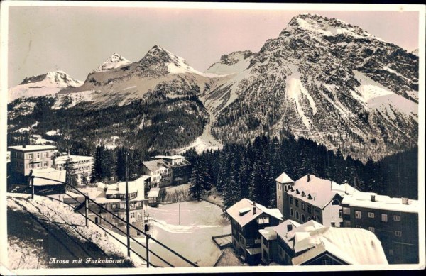 Arosa mit Furkahörner Vorderseite
