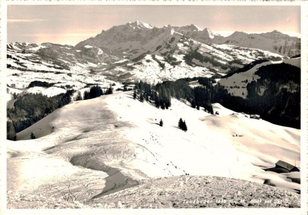 Tanzboden. Blick auf Säntis Vorderseite