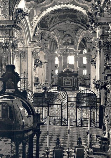 Einsiedeln, Stiftskirche  Vorderseite