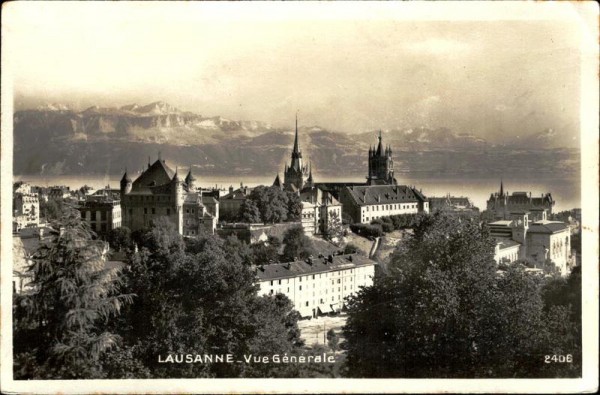 Lausanne - Vue Générale Vorderseite