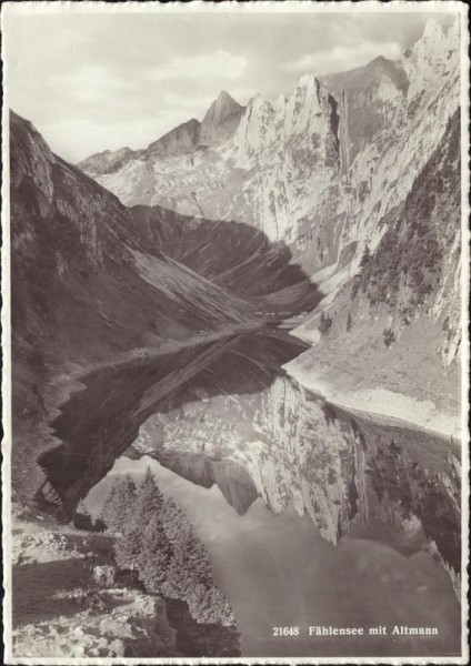Fählensee mit Altmann Vorderseite