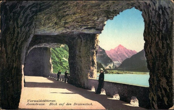 Axenstrasse und Vierwaldstättersee Vorderseite