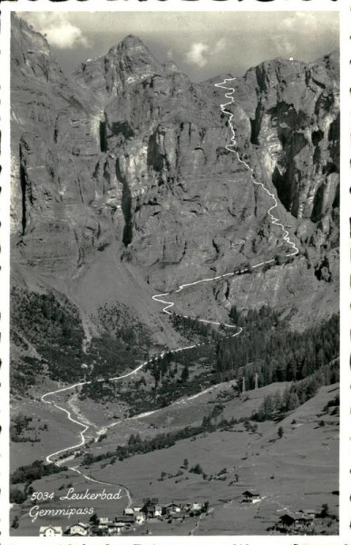 Gemmipass, Leukerbad Vorderseite