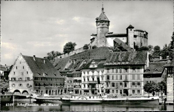 Schaffhausen mit Munot Vorderseite