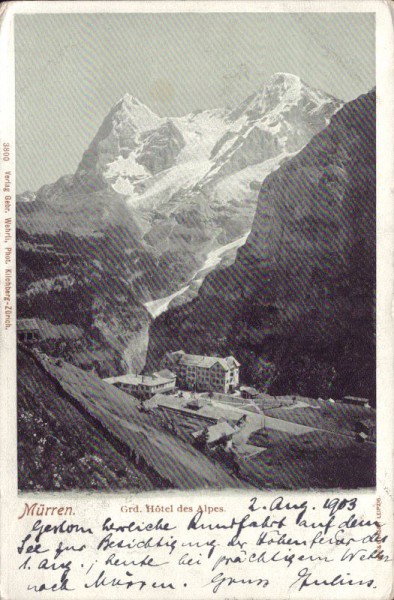 Mürren Grand Hôtel des Alpes