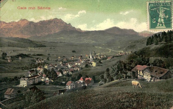 Gais mit Säntis Vorderseite