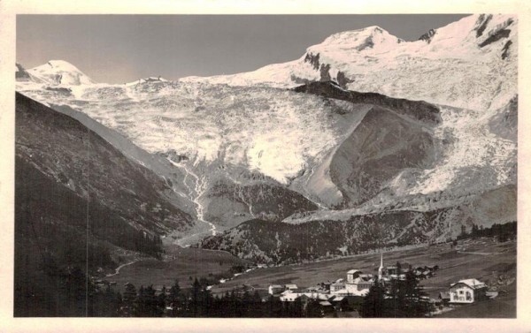 Saas-Fee, Allalinhorn u. Alphubel Vorderseite