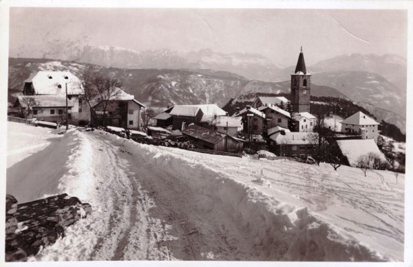 Jenesien bei Bozen gegen die Dolomiten