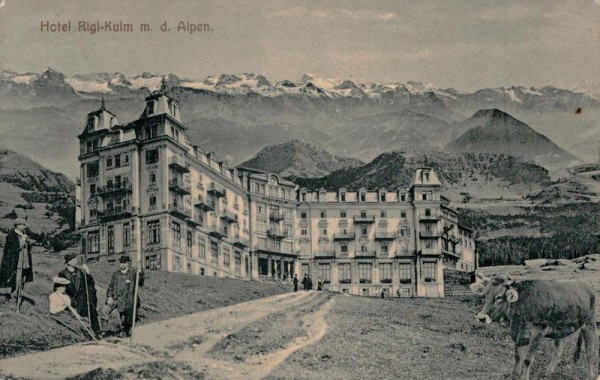 Hotel Rigi-Kulm m.d.Alpen Vorderseite