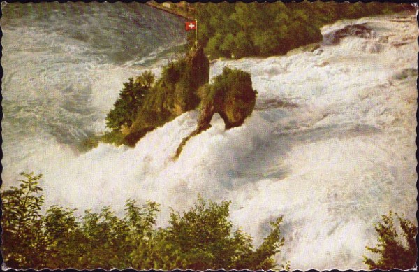 Rheinfall vom Schloss Laufen aus