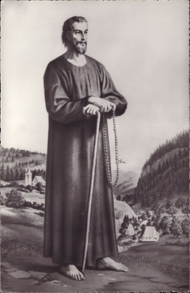 Heiliger Bruder Klaus. Gemälde in der Wallfahrtskirche in Sachseln