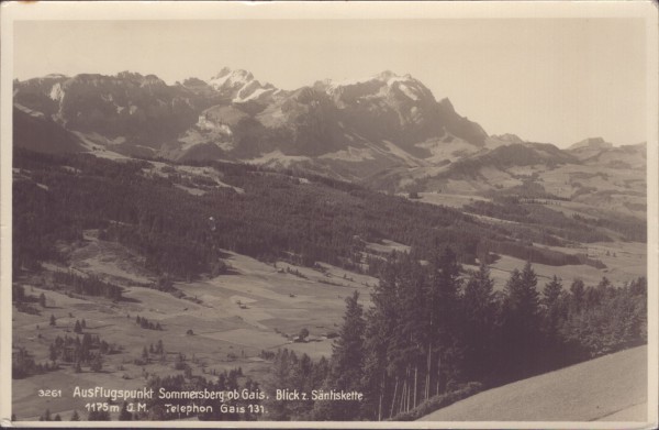 Ausflugspunkt Sommerberg ob Gais