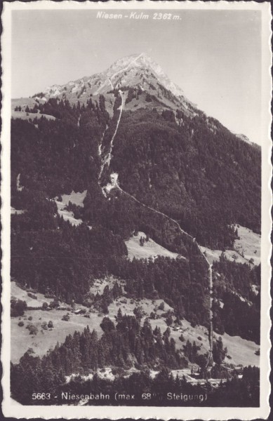 Niesen-Kulm 2362 m.