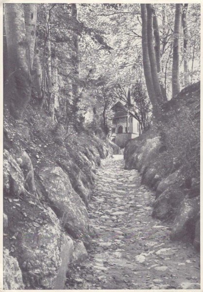 Kurort Küssnacht - Hohle Gasse und Tellskapelle. Vorderseite