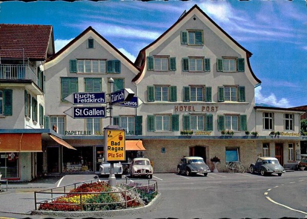 Sargans, Hotel Post Vorderseite