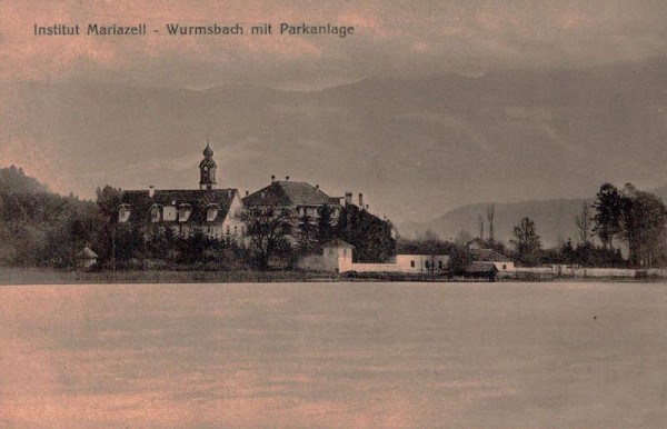 Institut Kloster Mariazell - Wurmsbach mit Parkanlage Vorderseite