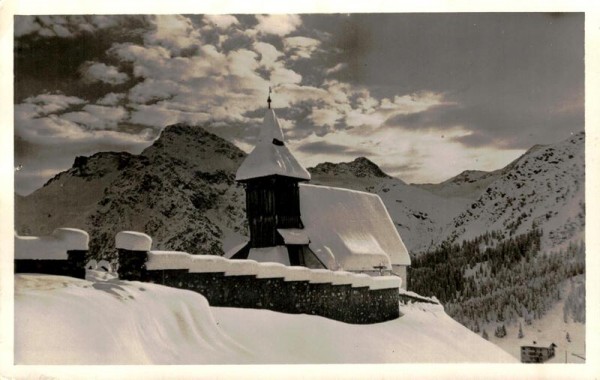 Altes Bergkirchlein, Arosa Vorderseite