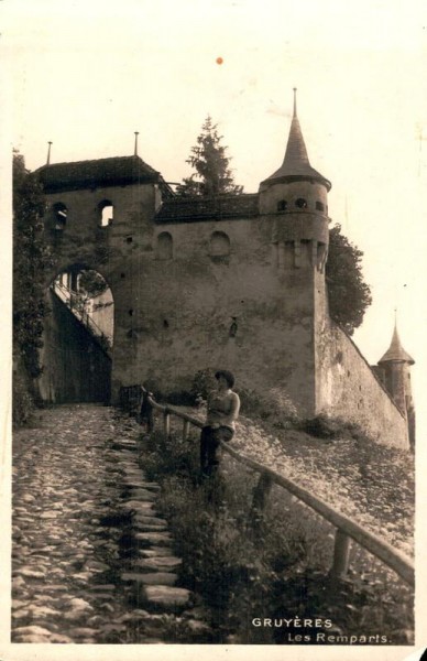 Gruyères. Les Rempartes Vorderseite