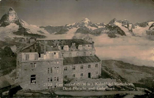 Gornergrat, Kulm Hotel Vorderseite