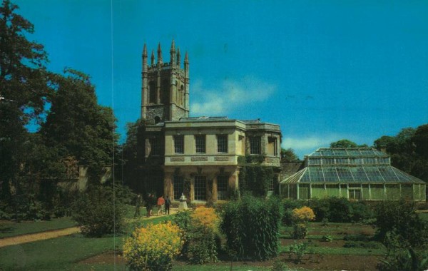 Oxford, Botanic Gardens and Magdalen Tower Vorderseite