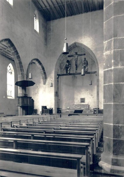 Christ (alt) kathol. Augustinerkirche Zürich, Erbaut 1275, Restauriert 1959 Vorderseite