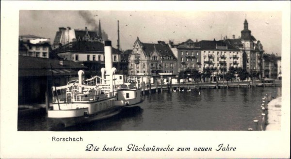 Rorschach, zum neuen Jahre Vorderseite
