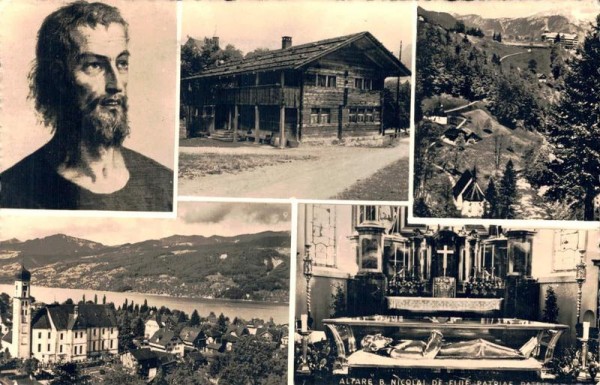 Flüeli-Ranft, Geburtshaus des Hl. Bruder Klaus, Sachseln, Altar Vorderseite