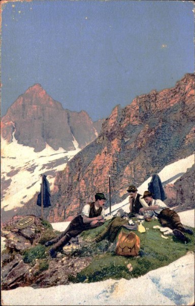 Picknick am Berg Vorderseite