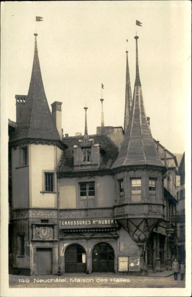 Neuchâtel. Maison des Halles Vorderseite