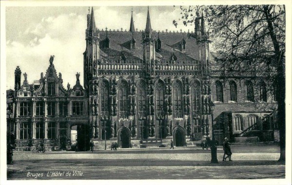 Bruges, L'Hotel de Ville Vorderseite