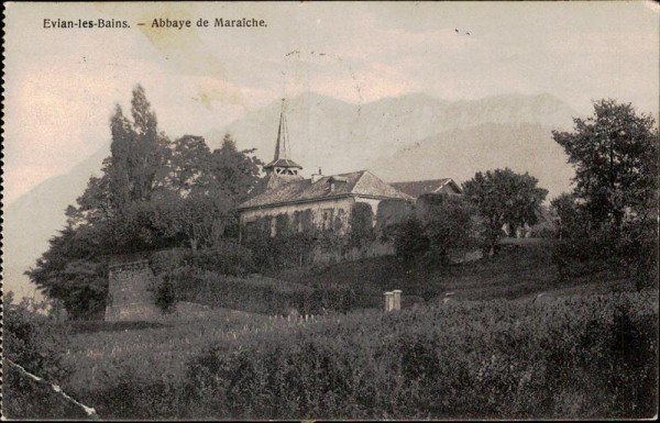 Évian-les-Bains - Abbaye de Maraiche. Vorderseite