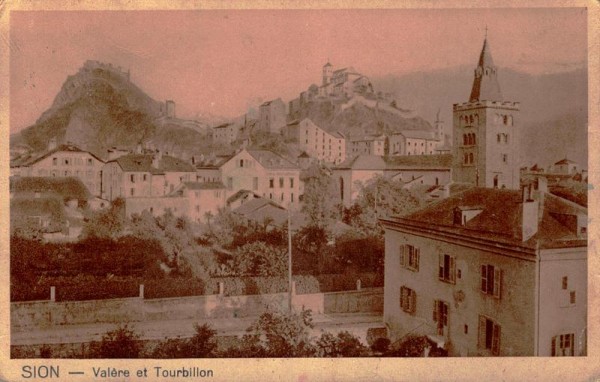 Valère et Tourbillon, Sion Vorderseite