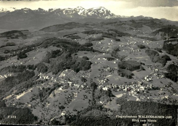 Blick zum Säntis, Walzenhausen Vorderseite